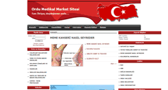 Desktop Screenshot of ordumedikalmarket.com