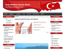 Tablet Screenshot of ordumedikalmarket.com